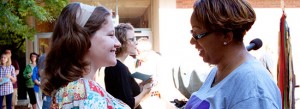 wesley staff praying with master student