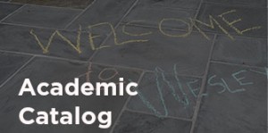 Academic Catalog quick link