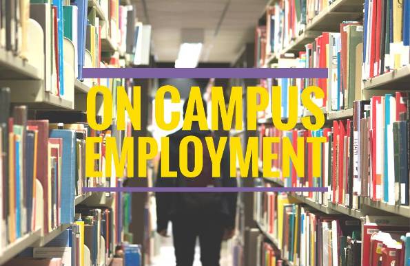 ISS_Employment_OnCampusEmployment_Graphic On Campus Employment Image