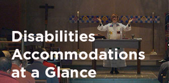 Disabilities accommodations at a glance