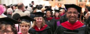 Image: group of graduates at convocation