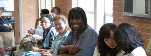 Image: group of smiling students