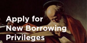 Apply for new for new borrowing privileges