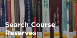Search course reserves