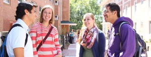 Master of Divinity students on campus