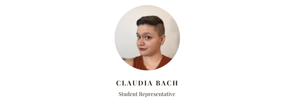 Student Rep Claudia Bach