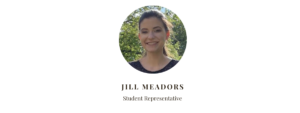 Student Rep Jill Meadors