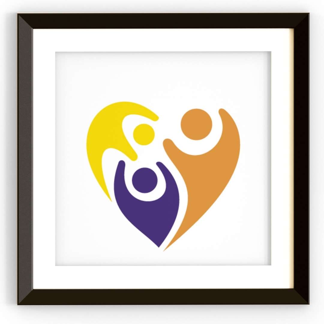 WIH Framed Heart