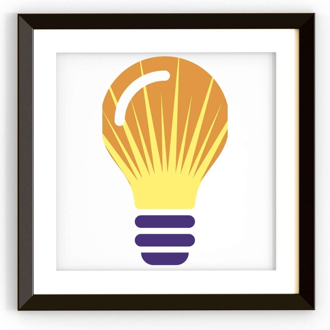 WIH framed bulb