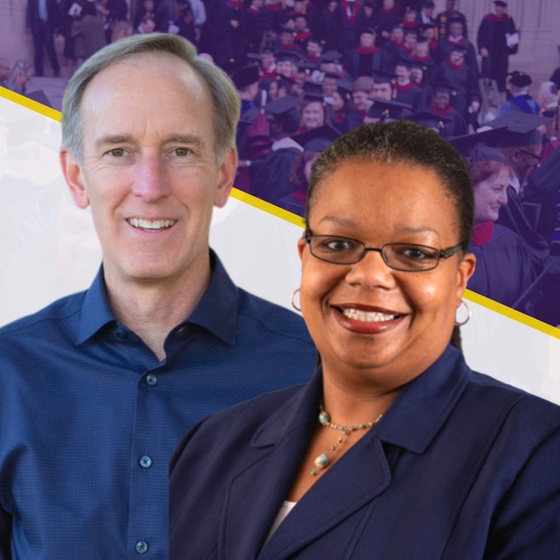 Bishop Thomas Berlin and Robin Dease