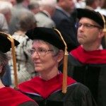 photo of Doctor of Ministry students processing at commencement