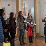 Chip Aldridge leading a tour of prospective students at Wesley Seminary in Washington, DC